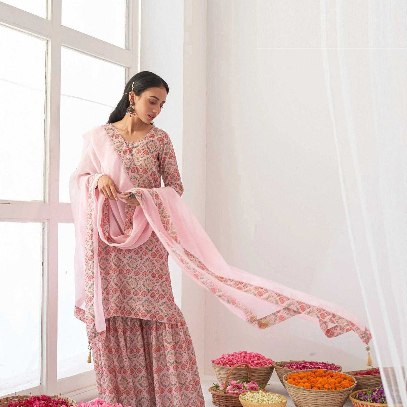 Bbay Pink Masleen Designer Salwar Suit For Women - Ample To Buy