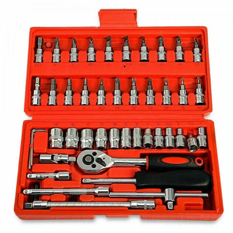 Combination Socket Wrench Tool Kit