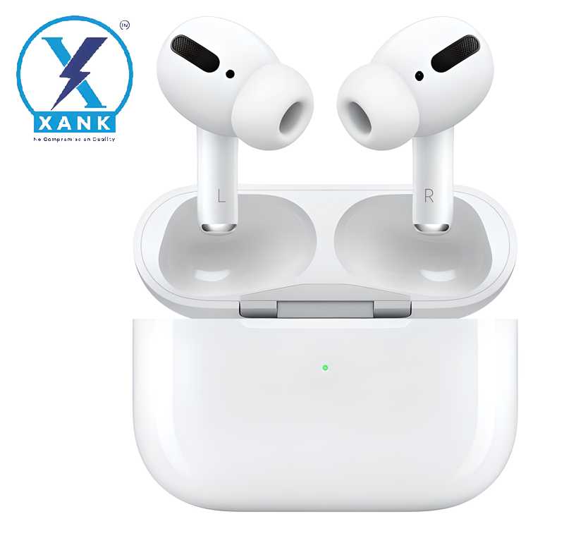 Air-pods Pro with Wireless Charging Case with Sensor Enabled Bluetooth Headset (White, True Wireless)